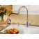 Hanover Pull Out Single Handle Kitchen Faucet with Soap Dispenser