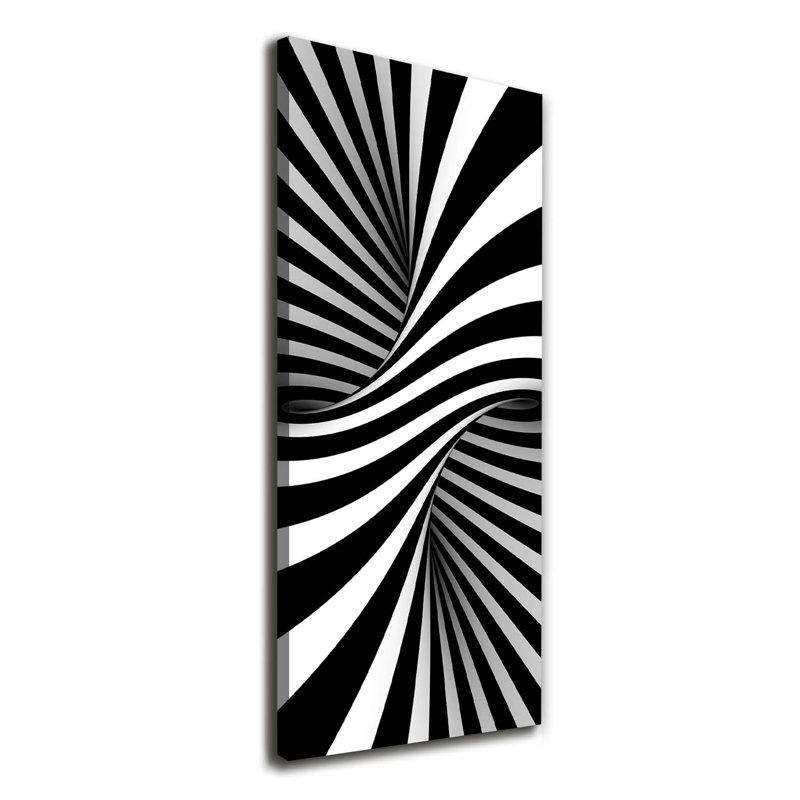 Swirl Abstraction - Wrapped Canvas Print