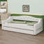 Upholstered Daybed With LED Belt And Trundle-114007824