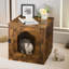 Rustic Industrial Cat Litter Box Enclosure