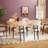 Aleric 71" Modern Fluted Easy Assembly Rectangle Solid Oak Wood Dining Table For 6 -1499508113