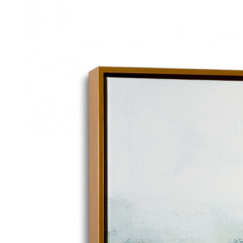 «Gentle Aqua Ocean II», H 16,75 po x l 16,75 po, Or poli