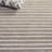 Ebony Hand Tufted Wool/Cotton Striped Rug in Grey/Ivory-1103399869