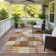 Machine Washable Indoor/Outdoor Aten ACN2328 Geometric Rug