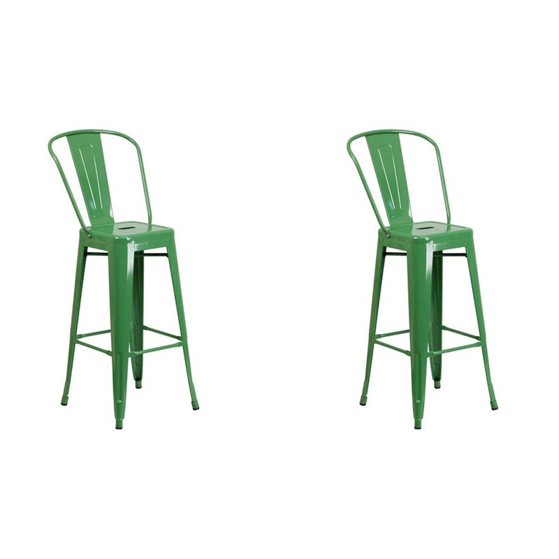 Tabouret de bar 30 po Cazzie, Vert clair