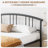 Full Bed Frame Metal Platform Bed Frame with Headboard & Footboard,  Mattress Foundation ,No Box Spring Needed-1358785738-1373792512
