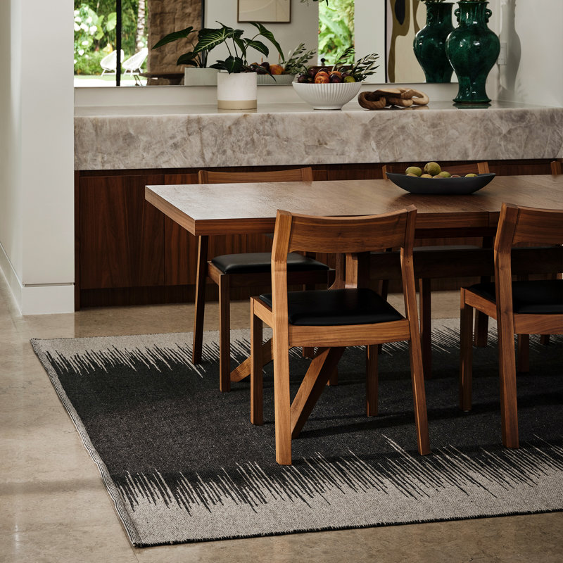 Wolf Reversible Wool Area Rug, Rectangle 8'6" x 11'6"