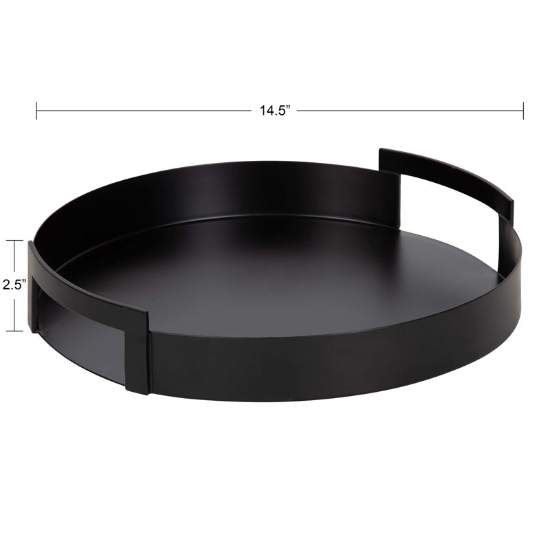 Taskin Metal Tray, Black