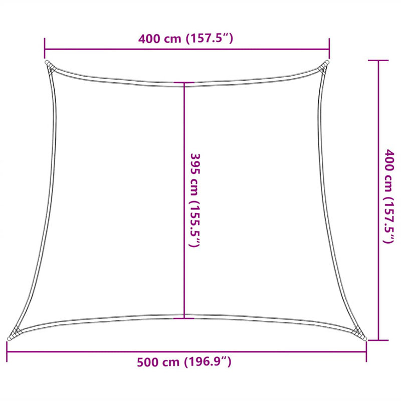 Dakota Fields Plastic Cover Retractable Freestanding Awning, Light Green, 500cm W x 400cm D