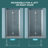 30"W X 72"H Fold Frameless Shower Door With Tempered Glass-112984371