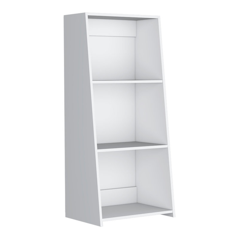 Bibliothèque H 47 ", 3 tablettes, blanc, Blanc