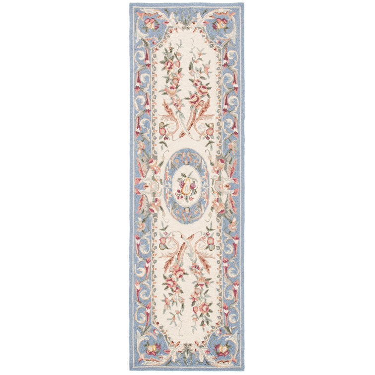 Brayton Hand Hooked Wool Floral Rug