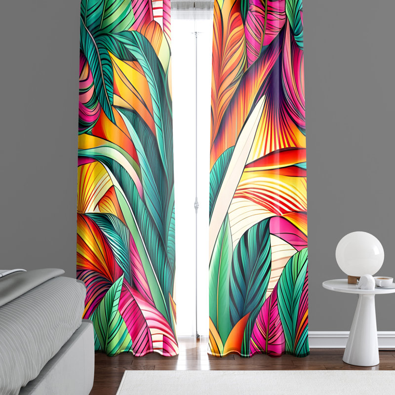 Rideau en polyester Danisa, L 20 po x L 61 po