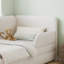 Dagmar Velvet Upholstered Bed with Drawer & Wooden Frame
