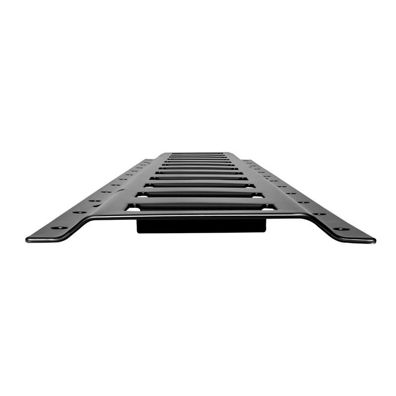 Ensemble de 4 rails de fixation E-Track avec rails de 1,3 pi, crochets en forme de U, porte-outils, supports à tablette, porte-pneus, anneaux de rangement pour câbles, embouts et sac pour fourgonnettes et remorques