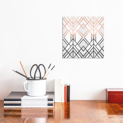 Gradient Geo by Elisabeth Fredriksson - Wrapped Canvas Gallery-Wrapped Canvas Giclée