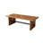 6 - Person Pine Solid Wood Solid Wood Top Double Pedestal Dining Set-98410549-124342617