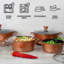 Laria 8 - Piece Non-Stick Aluminium Cookware Set - Induction Ready-93721122