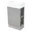 Meuble-lavabo gris 18,6 po avec planche et lavabo en céramique personnalisable-2062844382