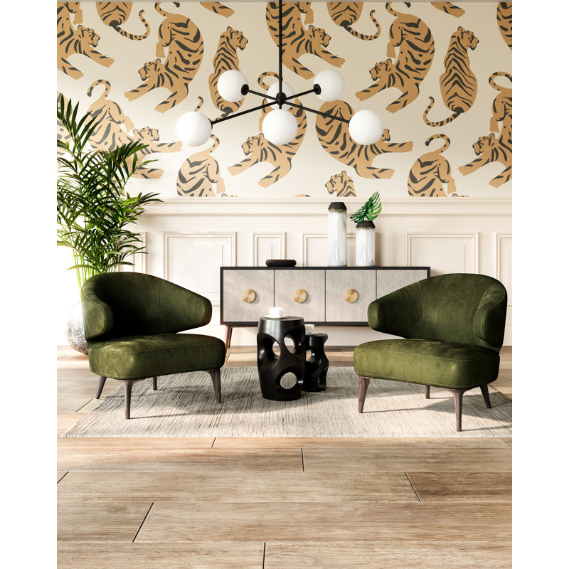 Luanda 6 - Light Sputnik Modern Linear Chandelier, Matte Black