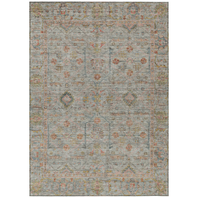 Tapis intérieur / extérieur brun Nora , 8' x 10'