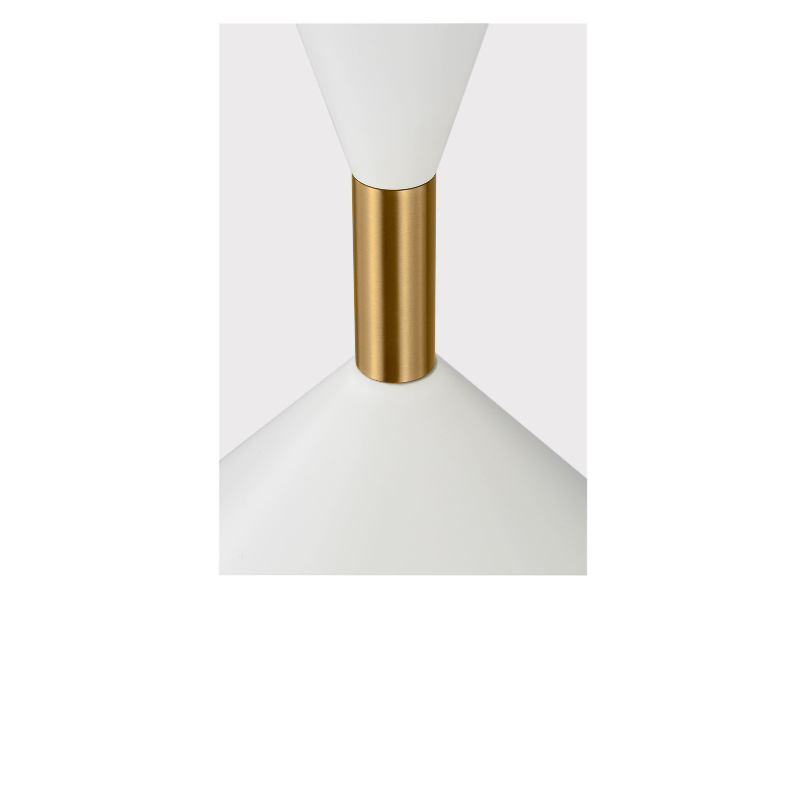 Dimmable Single Light Pendant, Burnished Brass, 23.25" H x 24" W x 24" D
