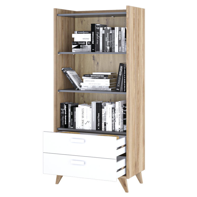 Sotelo 157cm H x 72cm W Standard Bookcase