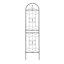 Ensemble de 4 treillis de jardin en métal antirouille de 19,7 po pour plantes grimpantes support de fleurs extérieur noir-709528423