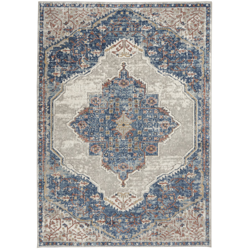 Oriental Indoor Rug, Rectangle 5'3" x 7'3"