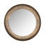 Laraya Round Aluminum; MDF Mirror