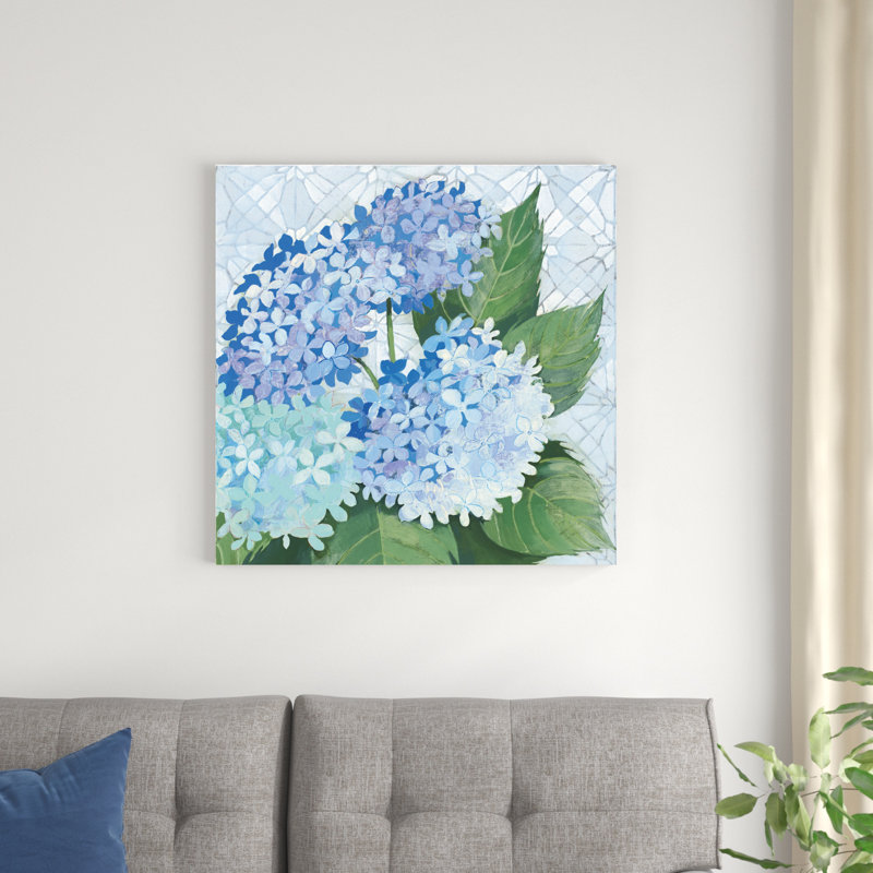 Hortensia décoratif II, H 30 po x l 30 po x P 1,25 po