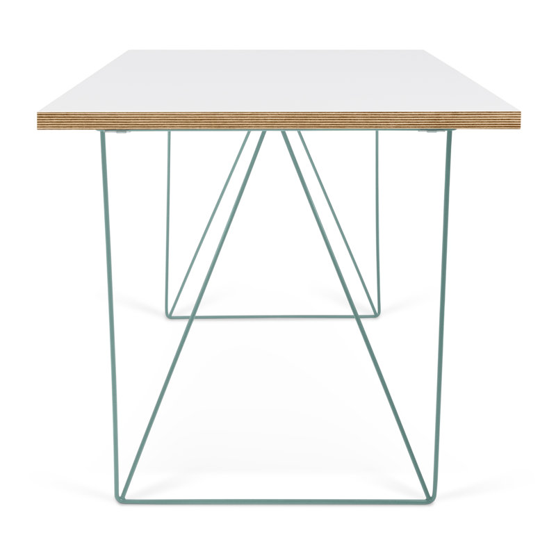 Cuyuna Writing Desk, White, Green
