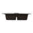 Plymouth 34'' L Drop-In Double Bowl Granite Kitchen Sink-15777974