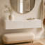 Meuble-lavabo flottant à panneau flottant Modern