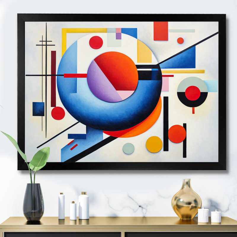 Impression sur toile, "Supreme coloré", impression sur toile, Cadre photo noir, H 16 po x l 32 po x P 1 po