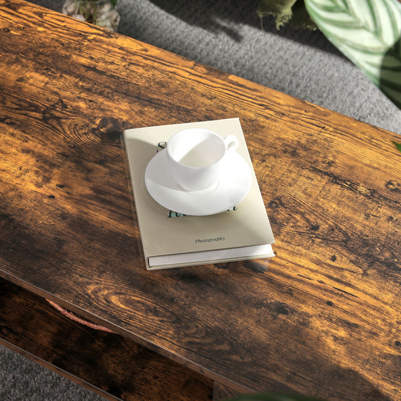 Anzell Four Leg Coffee Table with Storage