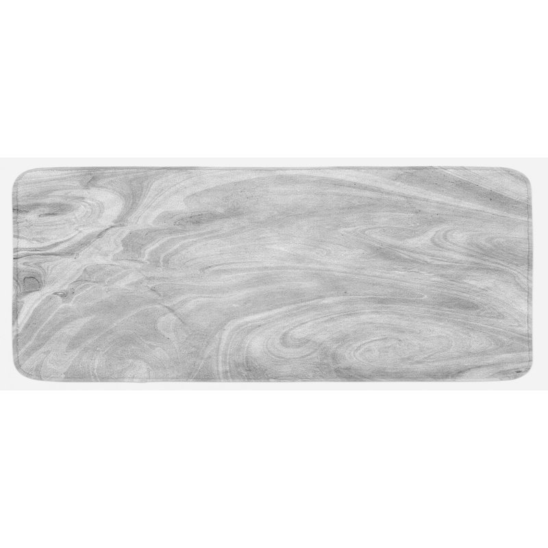 Tapis de cuisine traditionnel monochromatique de style japonais