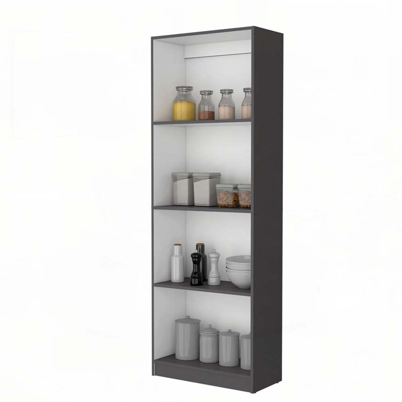 Bibliothèque Zachary, (4 tablettes) H 71,1 po x l 24,7 po x P 11,7 po