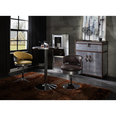 Armoire avec cadre en aluminium et 1 tablette pour une utilisation pratique dans la maison