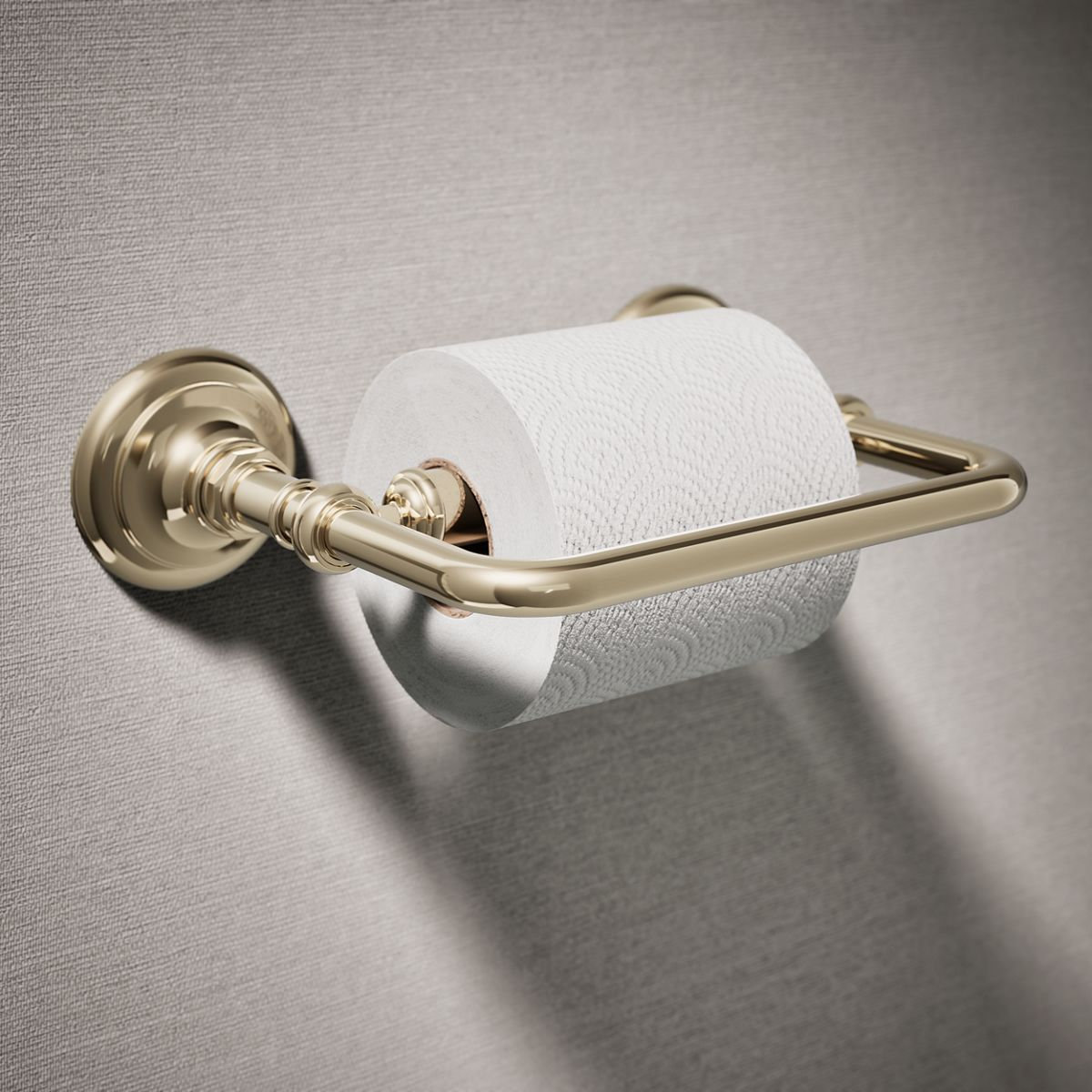 Artifacts Pivoting Toilet Paper Holder, Brown