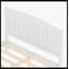 Lit plateforme double, lit plateforme en bois massif avec lattes de soutien et structure solide, sans sommier tapissier, blanc-230603818-230603821