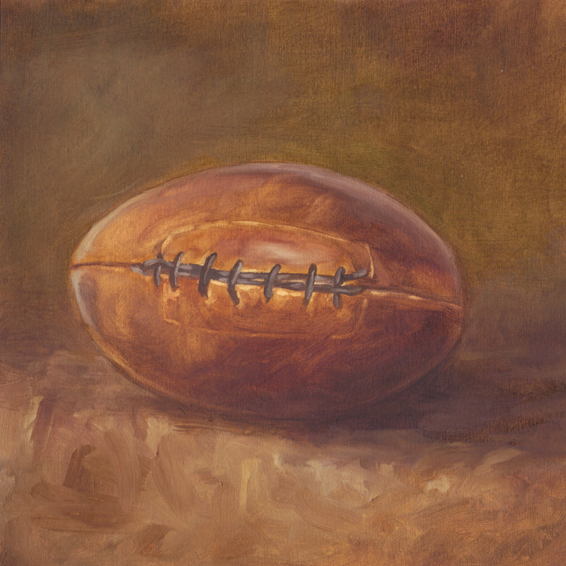 Rustic Sports IV by Ethan Harper - Wrapped Canvas Painting, 122cm H x 122cm W