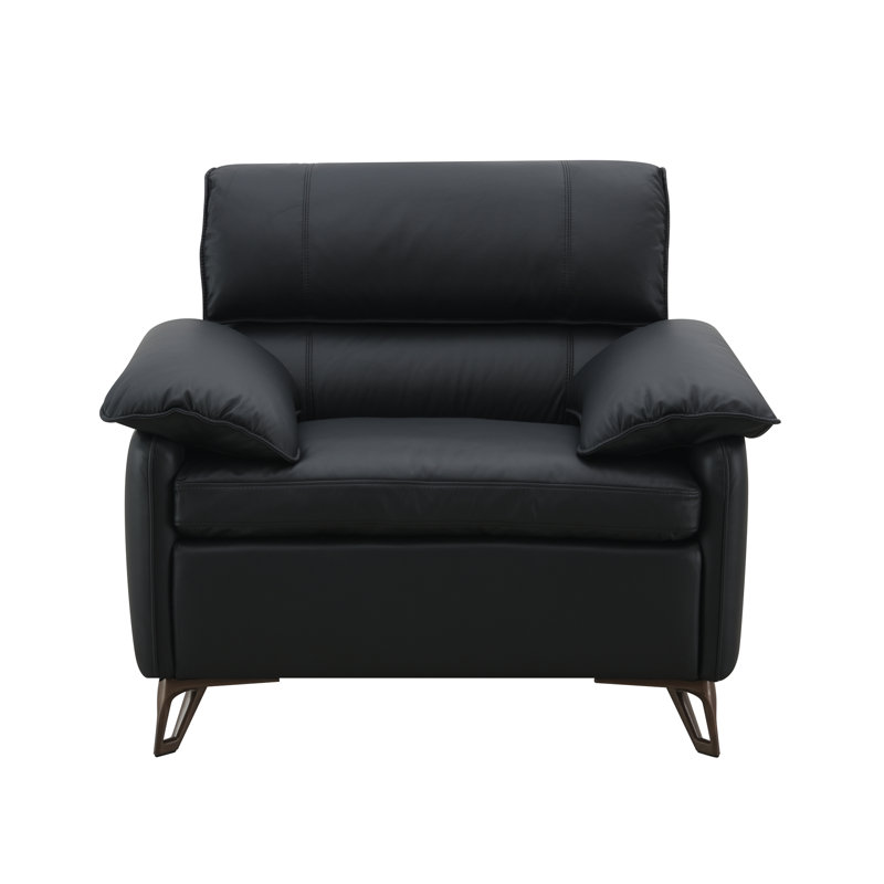 Chaise en cuir Eilene