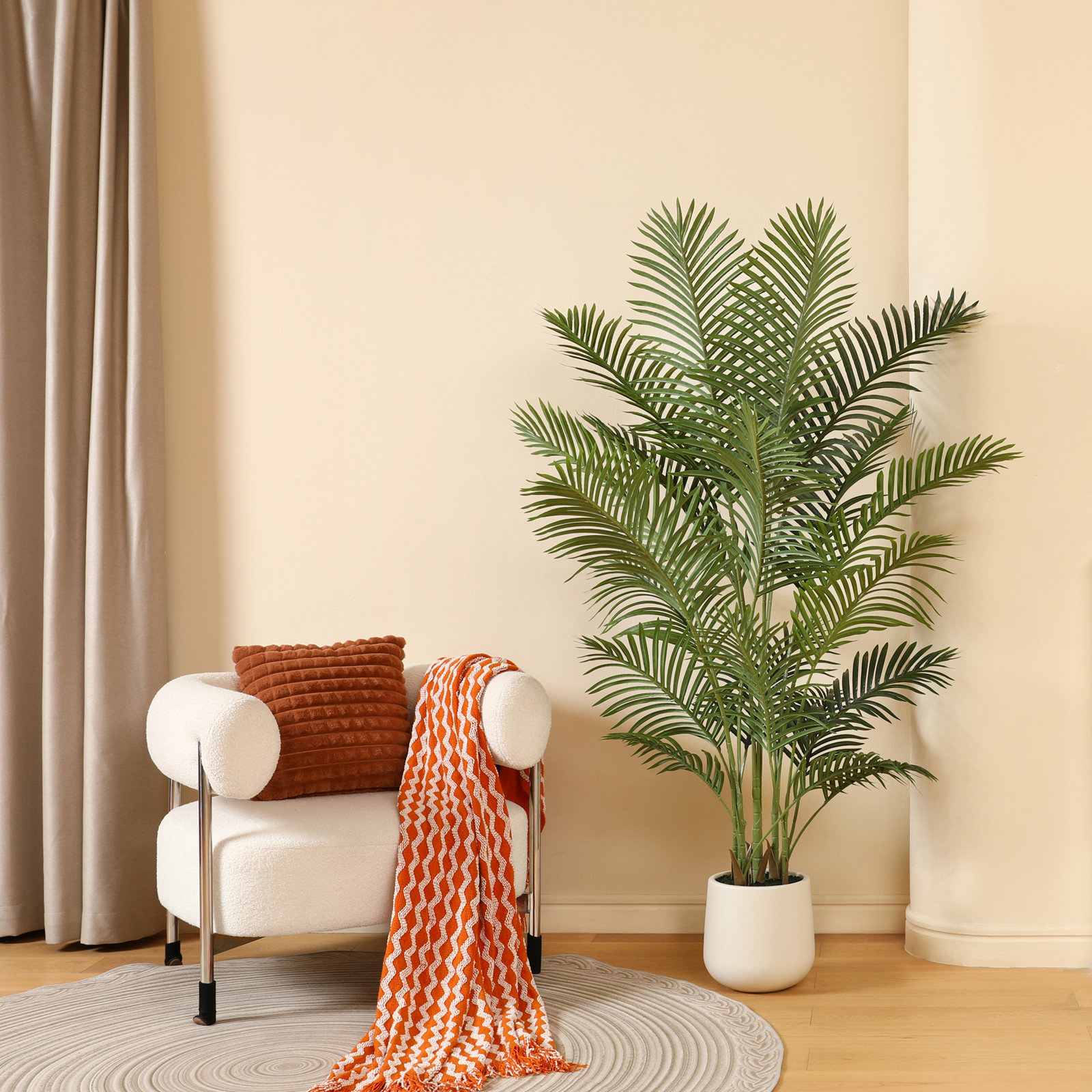 Adrielle Palm Tree in Pot, 72" H x 24" W x 24" D