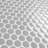 Metro Penny Glossy Light Grey 9-3/4" x 11-1/2" Porcelain Mosaic Floor and Wall Tile-1563232715
