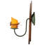 Rustic Lodge 1 - Light Armed Sconce
