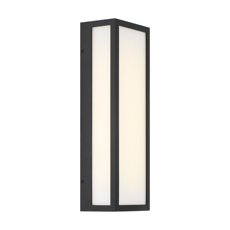 LED OUTDOOR SCONCE, 12, 18" H x 6" W x 4" D