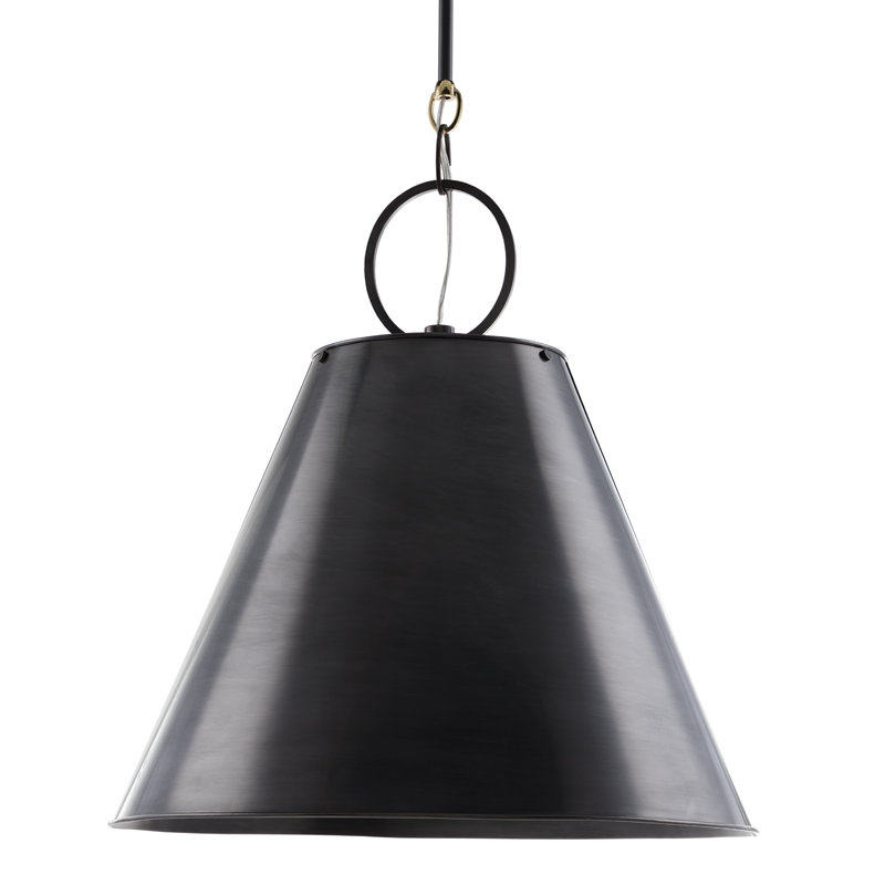 Altamont 1 - Light Pendant, Polished Nickel, 9" H x 8" W x 8" D
