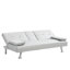 Canapé-lit confortable avec accoudoirs de pointe et fabrication robuste