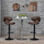 Misk 2-Piece 360-Swivel Adjustable Height Stool With Back & Footrest Kitchen Living Room Furniture-500314063